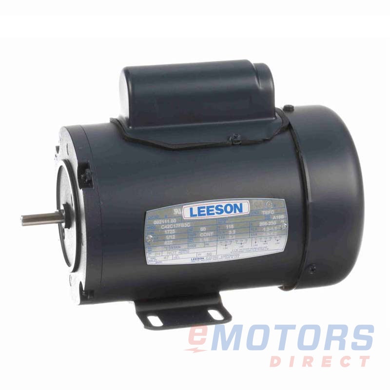 Leeson 092111.00 1/12 HP 1800 115V,230V | eMotors Direct