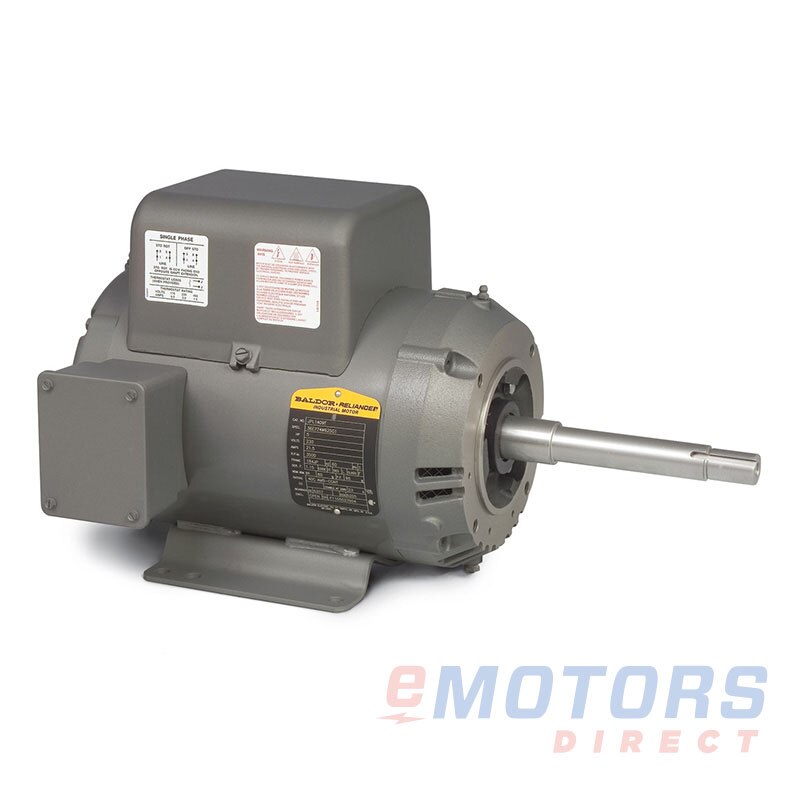 JPL1409T 5 Hp 230 Vac 1 Phase 184JP Frame 3600 Rpm ODP