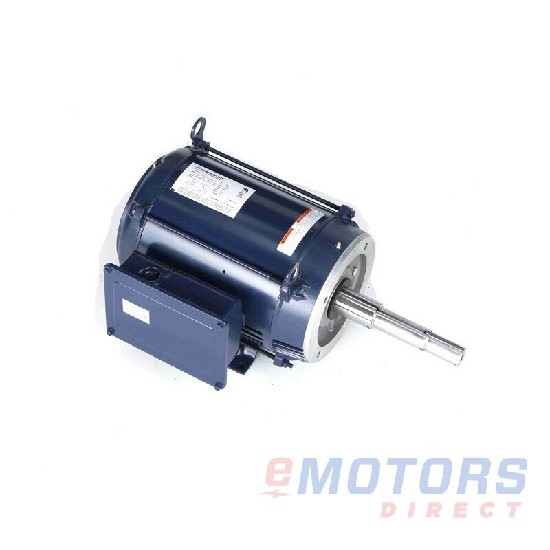 JPL1409T 5 Hp 230 Vac 1 Phase 184JP Frame 3600 Rpm ODP
